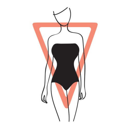 An Inverted Triangle Body Shape