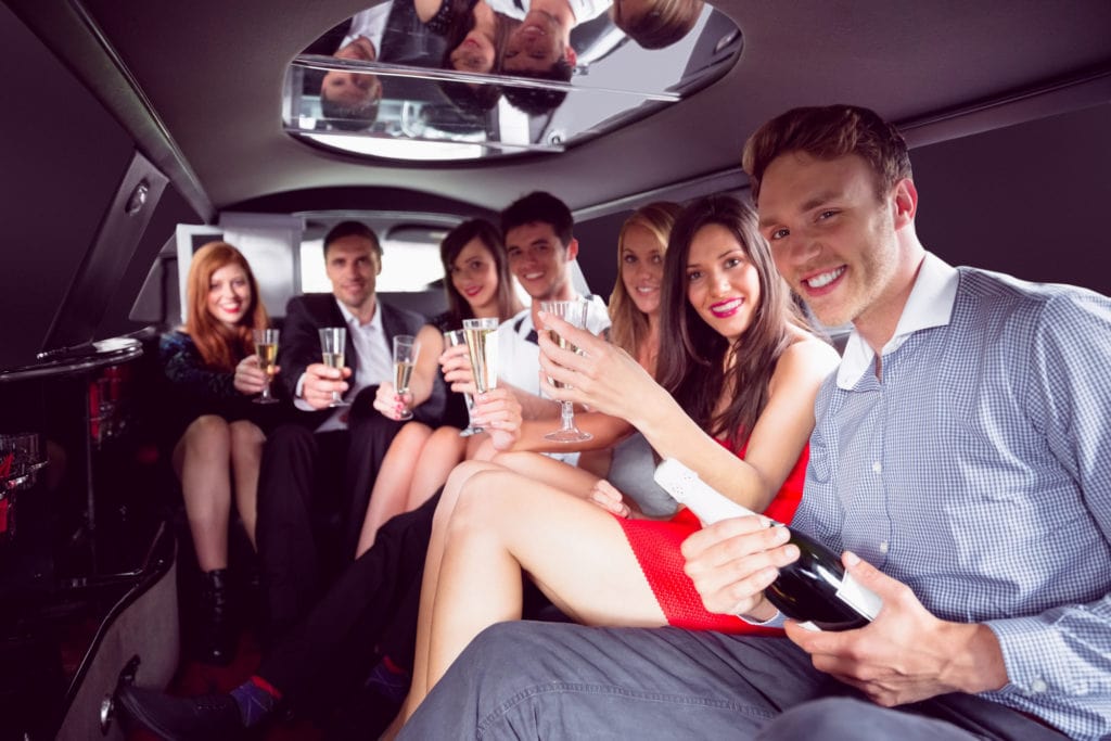 A night out in a limo