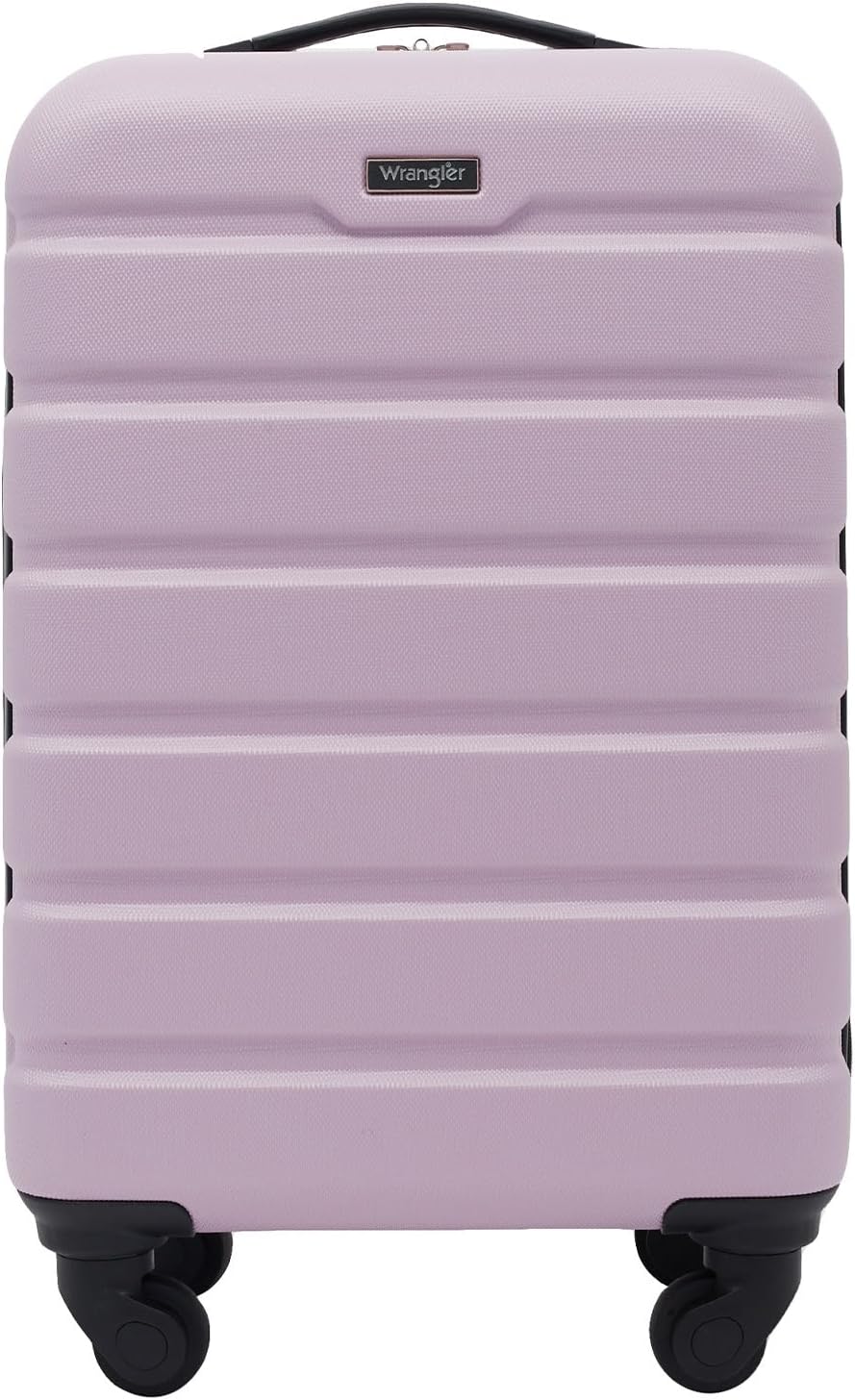 Wrangler 20" Spinner Carry-On Luggage, Lilac 